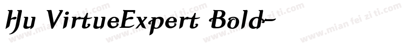 Hu VirtueExpert Bold字体转换